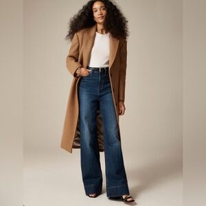 J. Crew Indigo Wide Leg Jeans